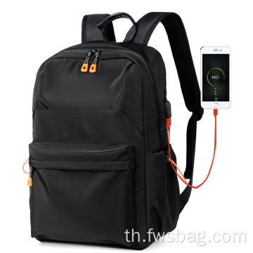 การผลิตราคาถูกถุงแล็ปท็อปอิเล็กทรอนิกส์กระเป๋าเป้สะพายหลัง USB กันน้ำกระเป๋าเป้สะพายหลังสำหรับผู้ชาย